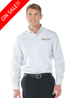 Men&#39;s Double Stripe Poplin Shirt-FINAL SALE-Was $37.49 now $28.00 