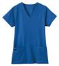 Jockey® Classic Ladies V-Neck Stretch Zipper Pocket Top 2206