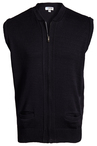 Full-Zip Heavyweight Acrylic Sweater Vest 302