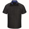 Men's Short Sleeve Performance Plus Shop Shirt With Oilblok Technology SY42BR