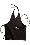 V-Neck Bib Apron With Pockets 9009
