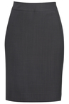 Ladies' Intaglio Microfiber Straight Skirt 9761