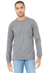 BELLA CANVAS Unisex Heather CVC Long Sleeve Tee BC3501CVC