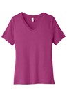 BELLA-CANVAS Women's Relaxed Jersey Short Sleeve V-Neck Tee. BC6405