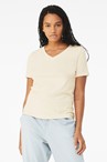 BELLA-CANVAS Women's Relaxed Jersey Short Sleeve V-Neck Tee. BC6405
