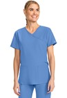 Cherokee Maternity Mock Wrap V-Neck Top - CK701A
