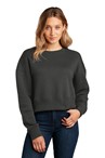 District Women's Perfect Weight Fleece Cropped Crew DT1105