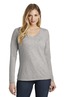 District Women's Very Important Tee  Long Sleeve V-Neck. DT6201