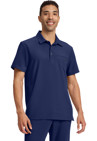Healing Hands Men's 3-Pocket Polo Collar Top - HH759