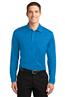 Port Authority Silk Touch Performance Long Sleeve Polo. K540LS
