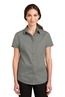 Port Authority  Ladies Short Sleeve SuperPro  Twill Shirt. L664