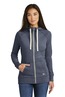 New Era  Ladies Sueded Cotton Blend Full-Zip Hoodie. LNEA122