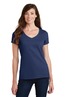 Port &amp; Company Ladies Fan Favorite V-Neck Tee. LPC450V