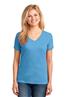 PINK Promo - Port and Company Ladies 5.4-oz 100% Cotton V-Neck T-Shirt. LPC54V