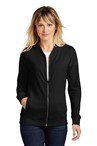 Sport-Tek  Ladies Lightweight French Terry Bomber. LST274