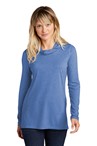Sport-Tek  Ladies PosiCharge  Tri-Blend Wicking Long Sleeve Hoodie LST406