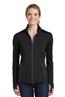 Sport-Tek Ladies Sport-Wick Stretch Contrast Full-Zip Jacket. LST853