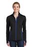 Sport-Tek Ladies Sport-Wick Stretch Contrast Full-Zip Jacket.  LST853