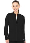 Med Couture Zip Front Warm-Up With Shoulder Yokes - MC2660