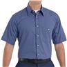 Men&#39;s Mini-Plaid Uniform Shirt SP84GB