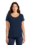 Nike Ladies Dri-FIT Cotton-Poly Scoop Neck Tee. NKBQ5234