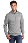 Port &amp; Company Core Fleece Quarter-Zip Pullover Sweatshirt PC78Q