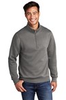 Port &amp; Company Core Fleece Quarter-Zip Pullover Sweatshirt PC78Q