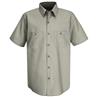 Mens Wrinkle-Resistant Cotton Work&#160;Shirt -SC40