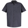 Men&#39;s Geometric Micro-Check Work Shirt SP24GB