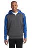 Sport-Tek Tech Fleece Colorblock Quarter-Zip Hooded Sweatshirt. ST249