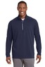 Sport-Tek Sport-Wick Textured Quarter-Zip Pullover.  ST860