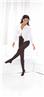 10-15 mmHg Footless Opaque Tights TF371