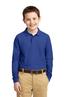 Port Authority Youth Long Sleeve Silk Touch Polo.  Y500LS
