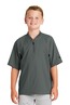 New Era  Youth Cage Short Sleeve 1/4-Zip Jacket. YNEA600