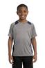 Sport-Tek  Youth Heather Colorblock Contender  Tee. YST361