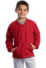 Sport-Tek - Youth V-Neck Raglan Wind Shirt. YST72