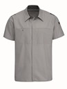 Men's Short Sleeve Performance Plus Shop Shirt With Oilblok Technology SY42GC