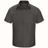Men's Short Sleeve Performance Plus Shop Shirt With Oilblok Technology SY42CB
