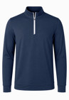 OOBE Men's Durant Striped Quarter Zip Pullover - OBV2NS