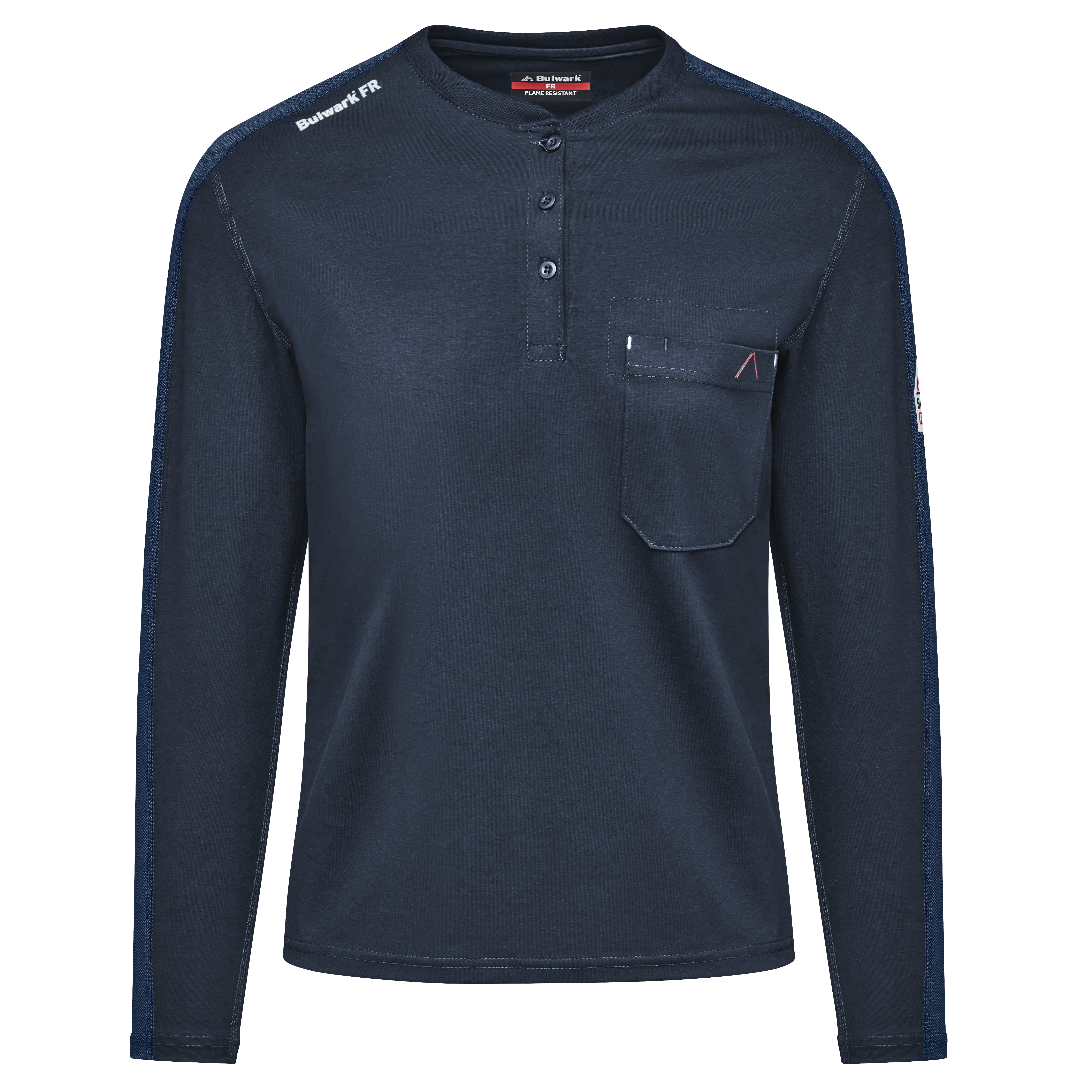 Bulwark® Women's Flex Knit Henley - STL3NV