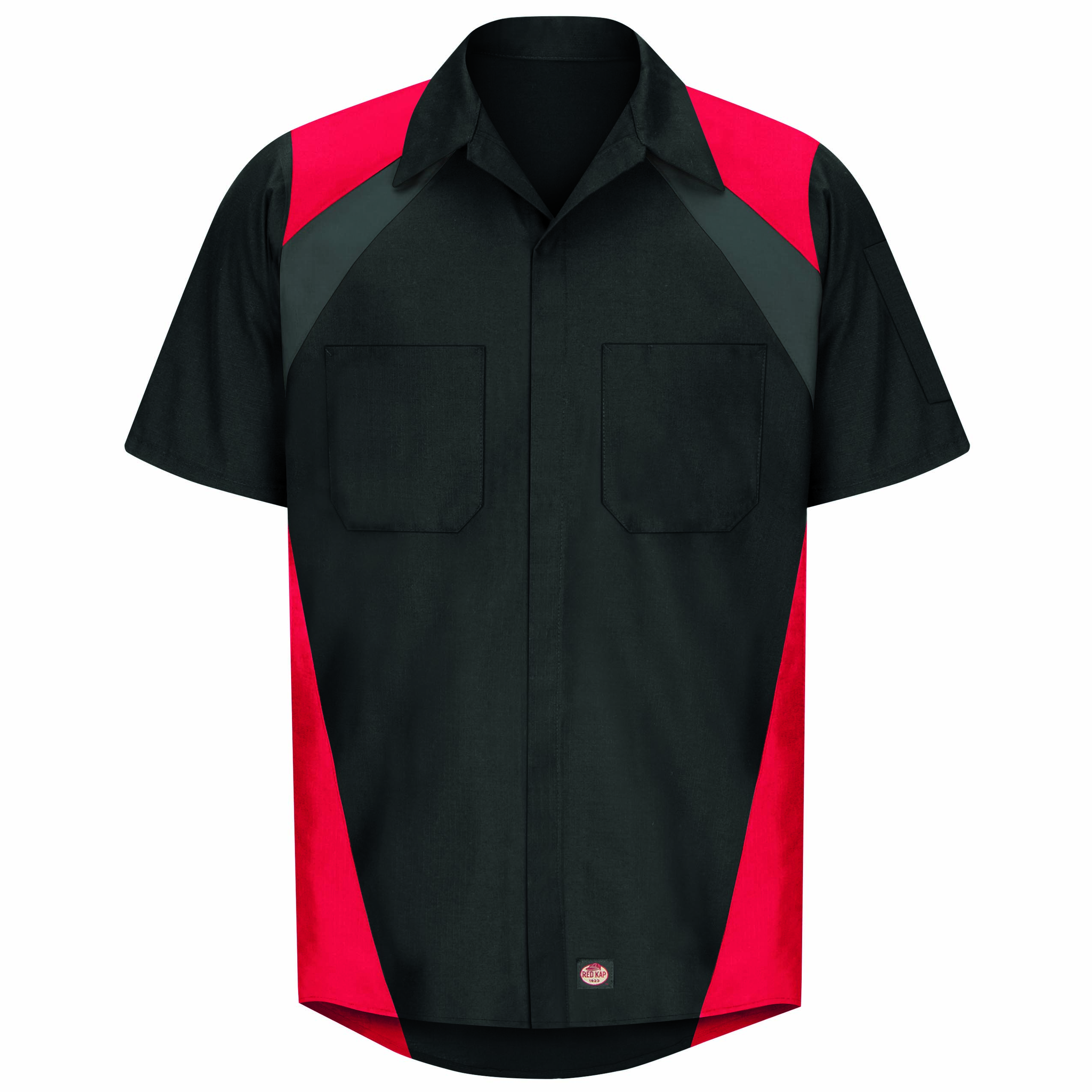 Red Kap® Men's Short Sleeve Tri-Color Shop Shirt - SY28TR