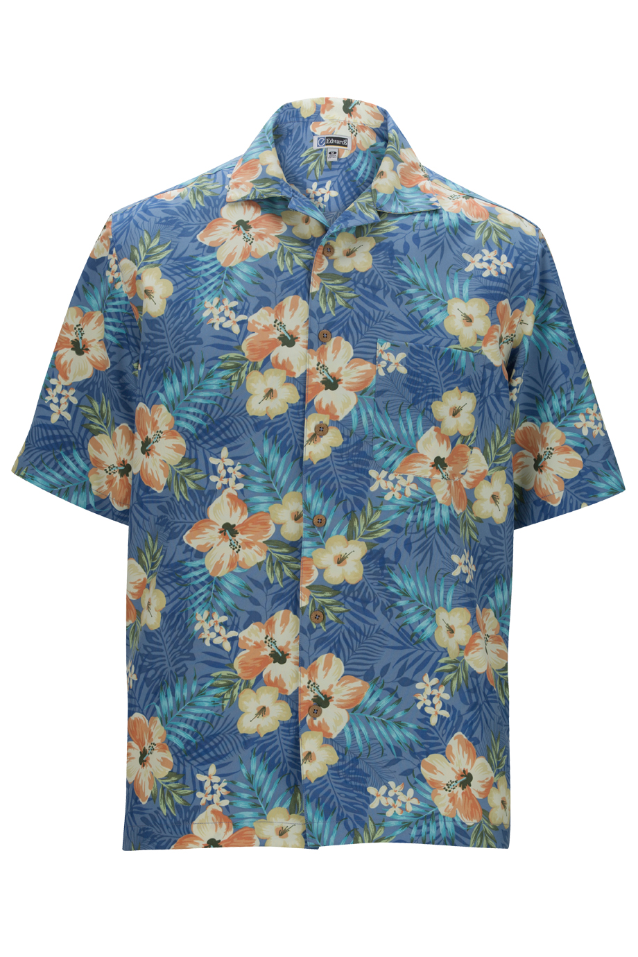 Hibiscus Multi-Color Camp Shirt 1035