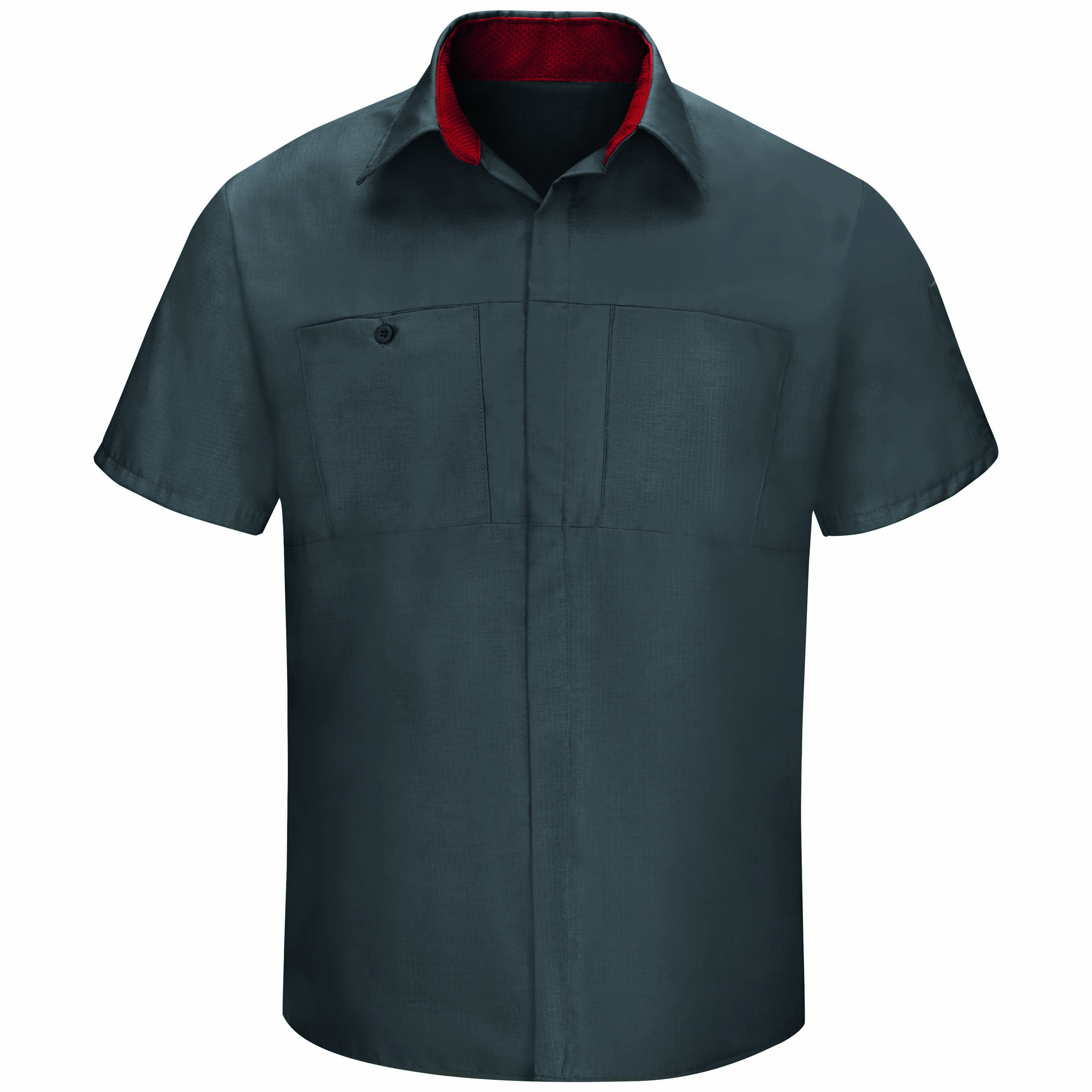 Men's Short Sleeve Performance Plus Shop Shirt With Oilblok Technology SY42CF