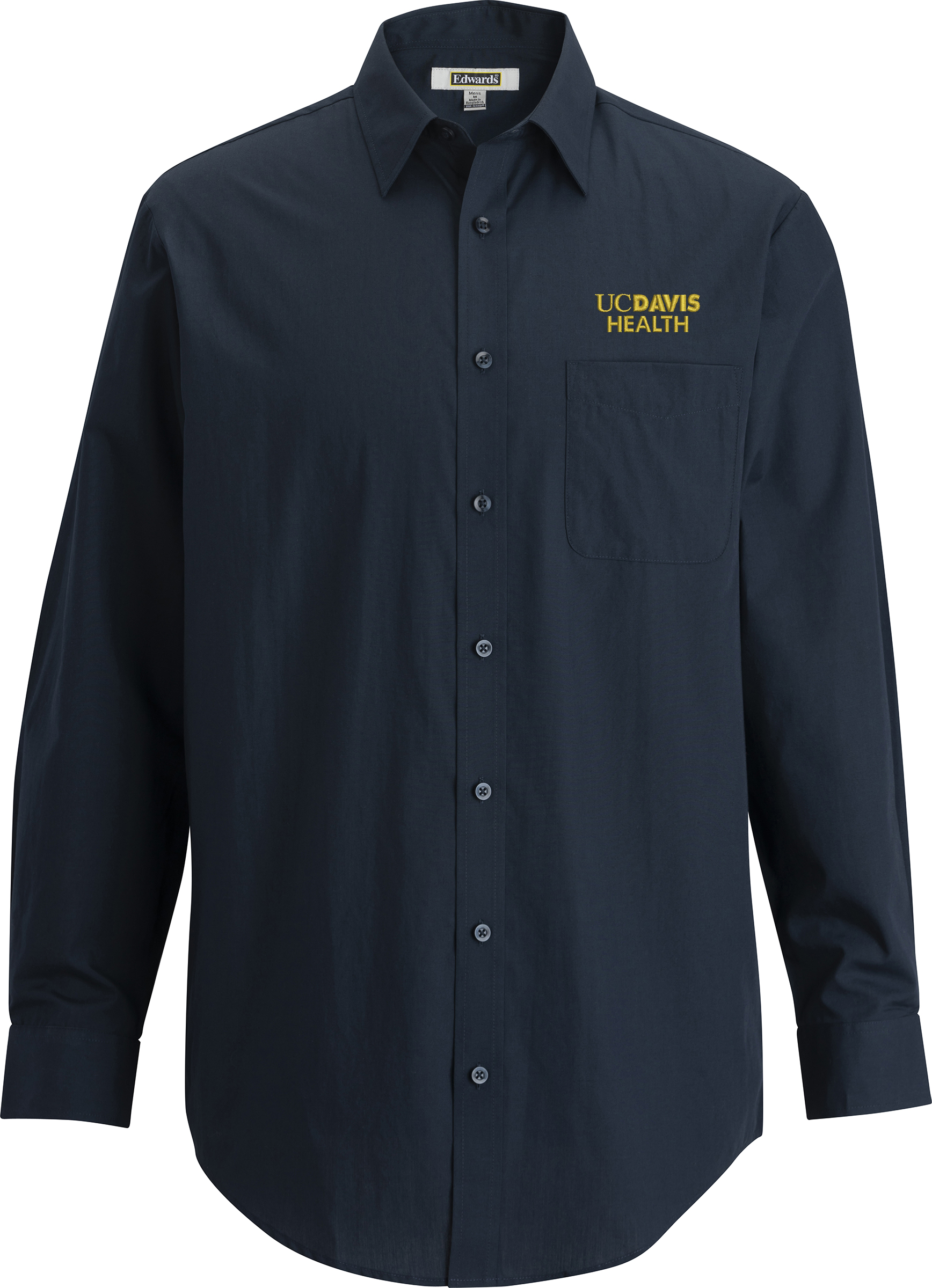 Mens Essential Broadcloth Shirt Long Sleeve 1354