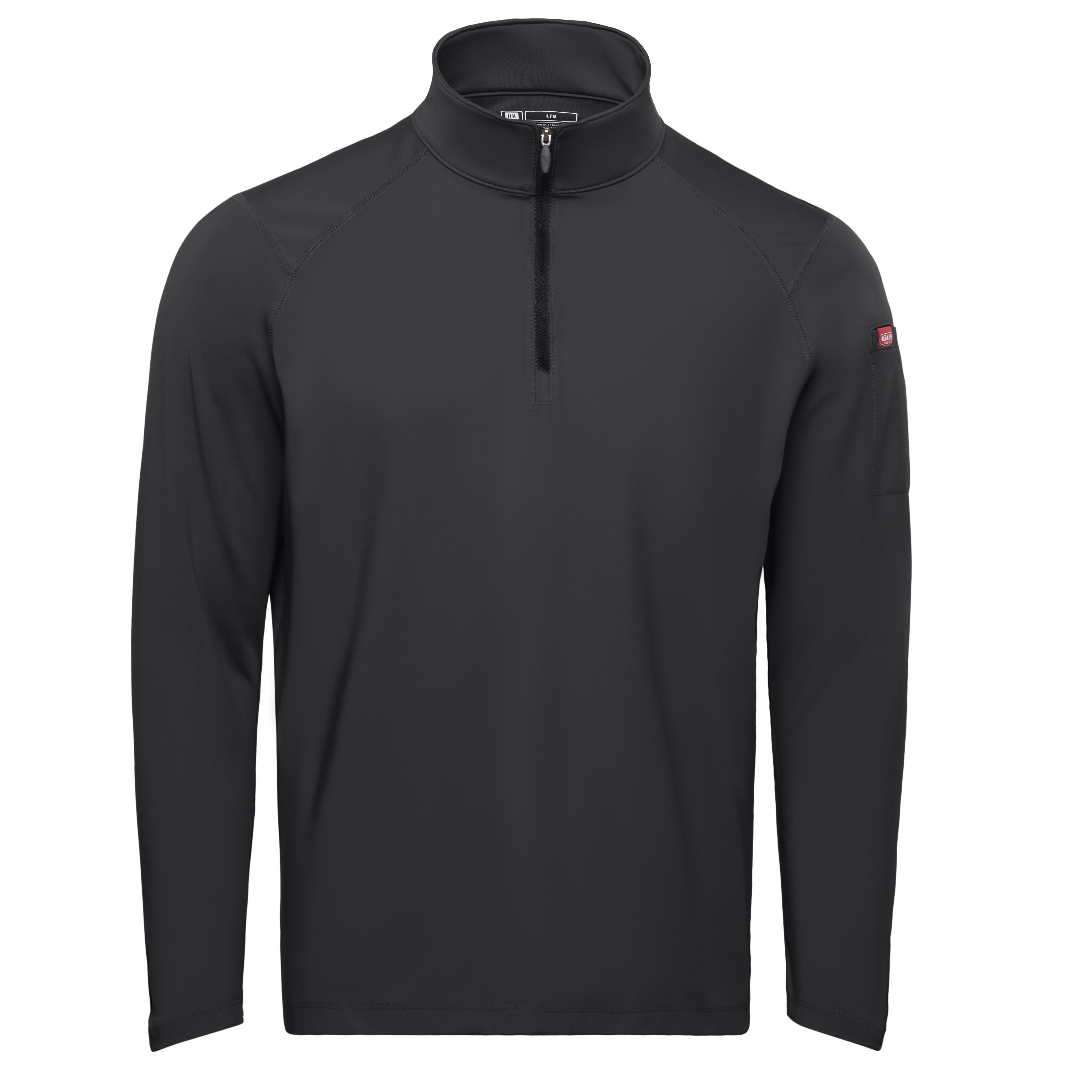 Red Kap® Men's Performance Quarter Zip Cadet Collar Pullover - QZM2BK