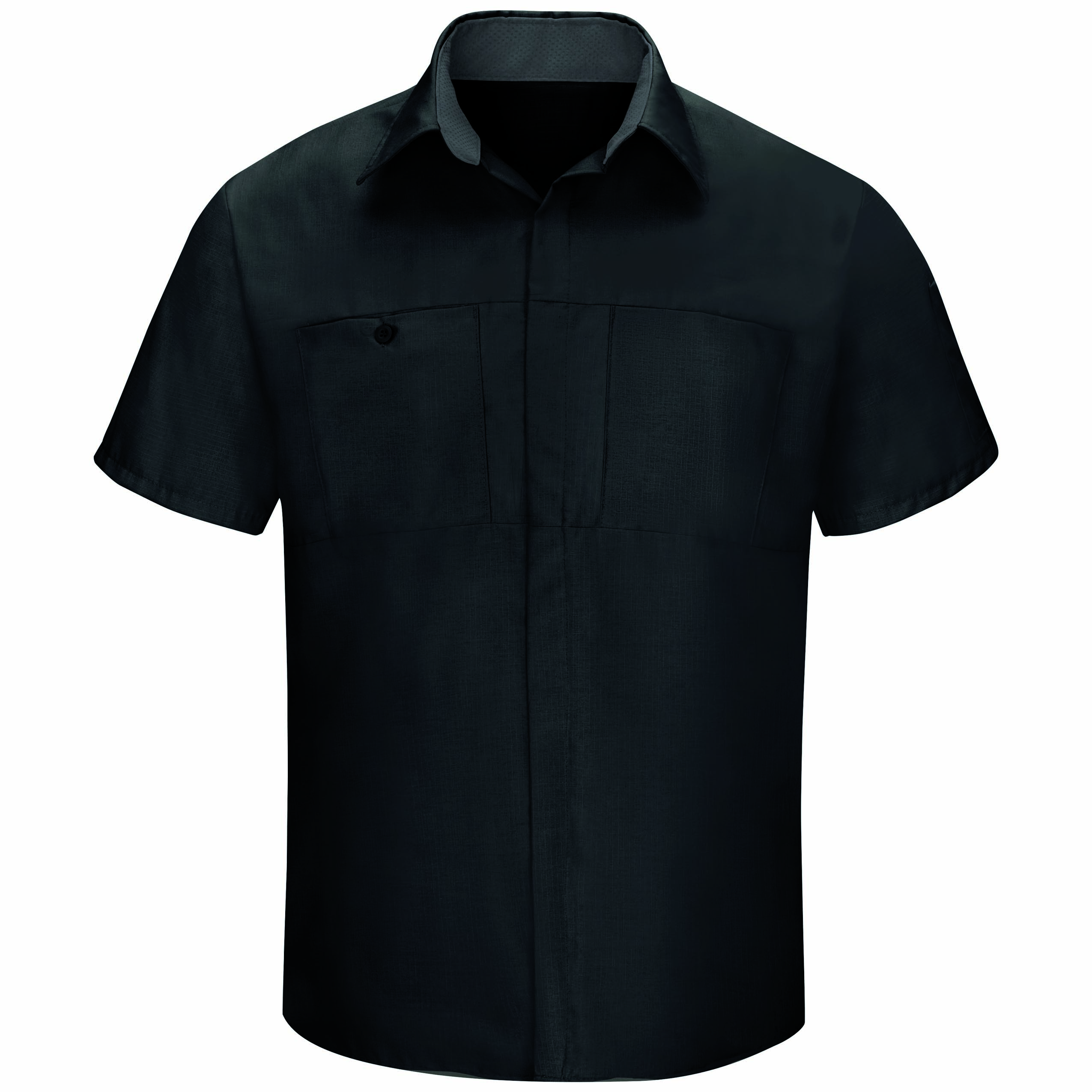 Men's Short Sleeve Performance Plus Shop Shirt With Oilblok Technology SY42BC