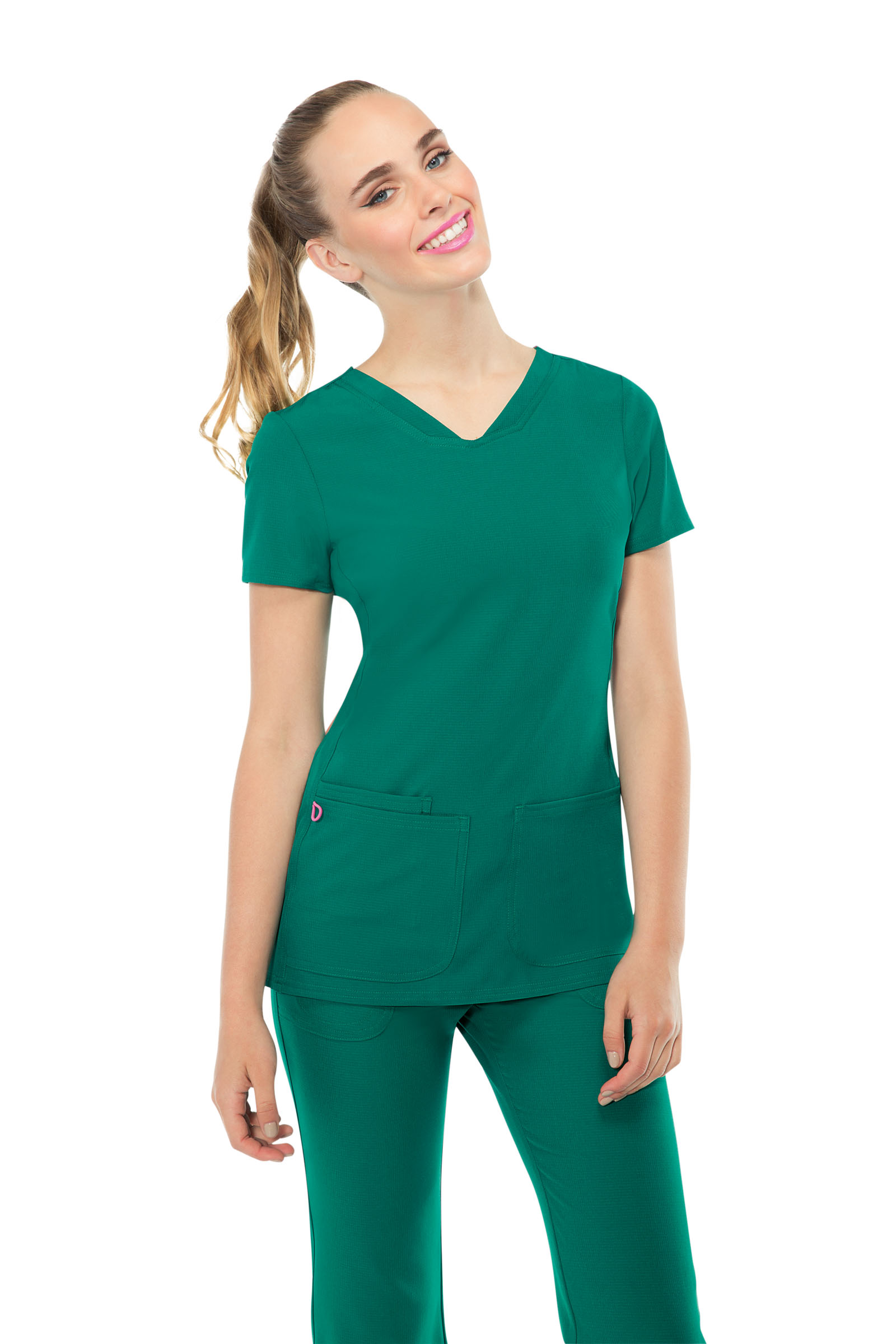 HeartSoul Break on Through Shaped V-Neck Top - 20710