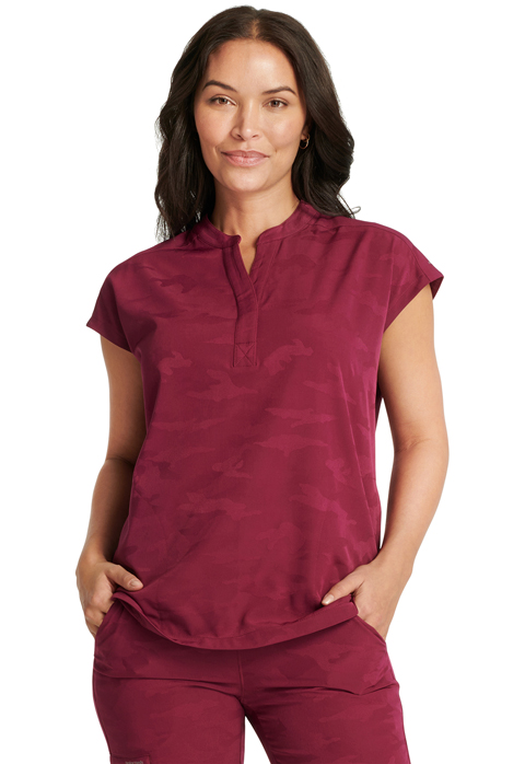 Healing Hands PL JACQUARD Journey Camo Top - 2352