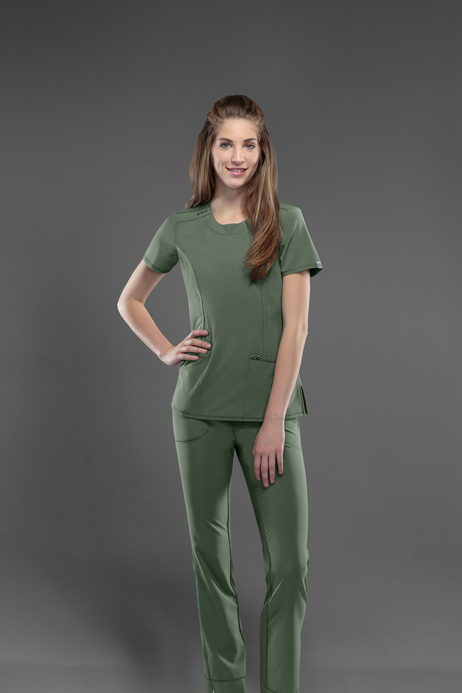 Cherokee Infinity - Round Neck Top 2624A