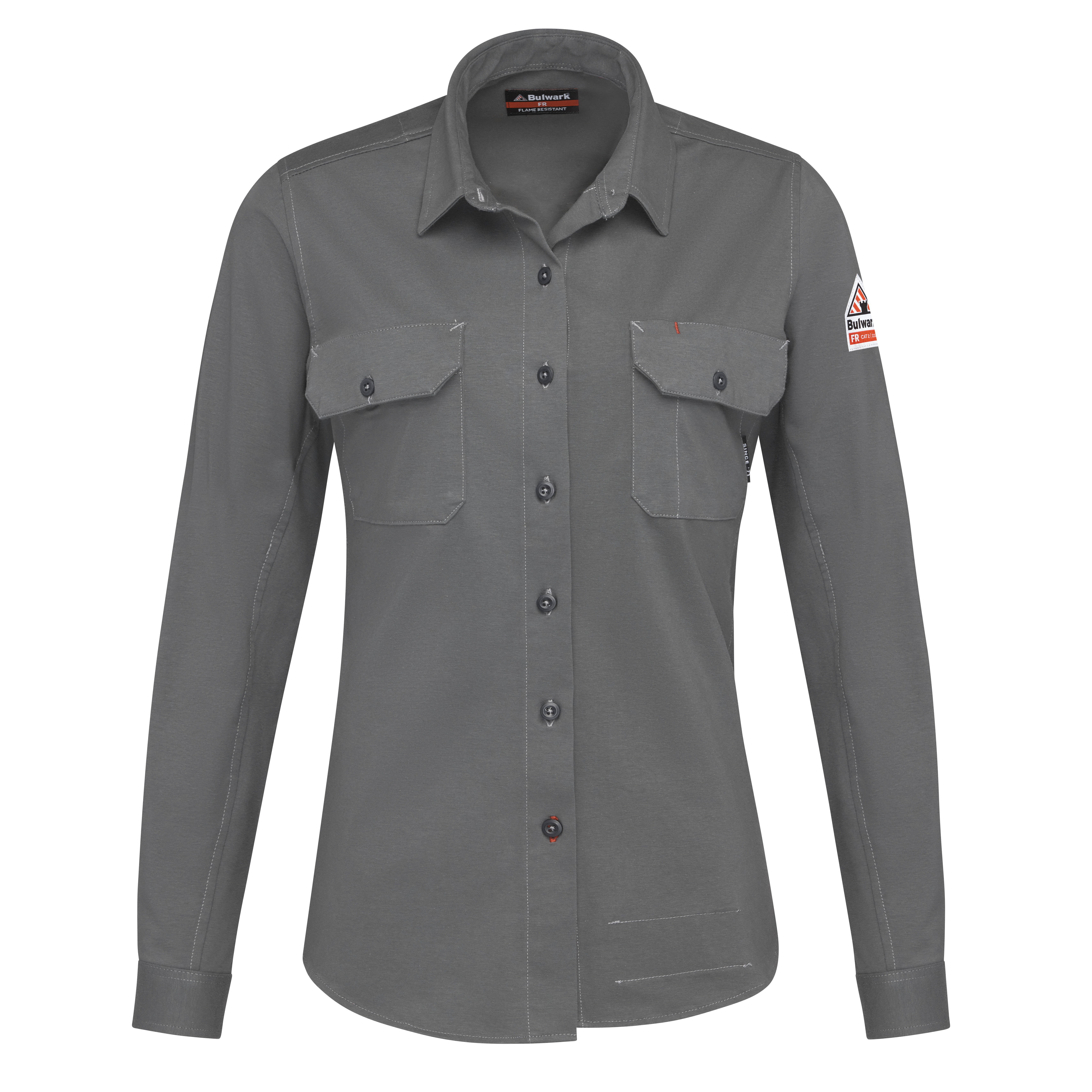 Bulwark® Women's Flex Knit Button Down Shirt - STG5CH